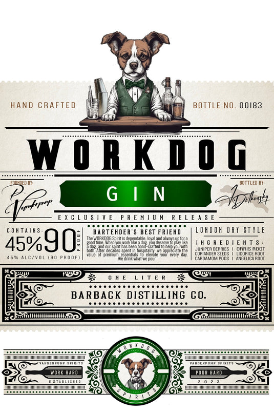 Workdog Gin - Main Street Liquor