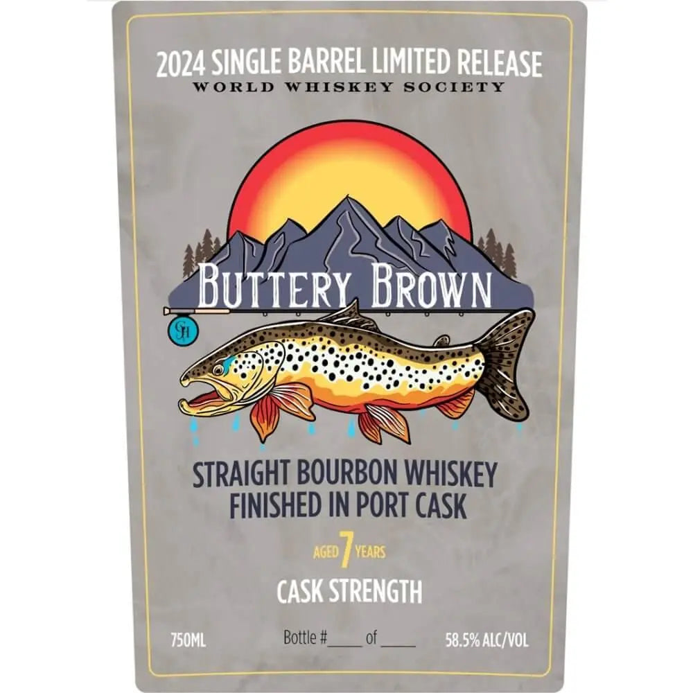 World Whiskey Society Buttery Brown Port Cask Bourbon - Main Street Liquor