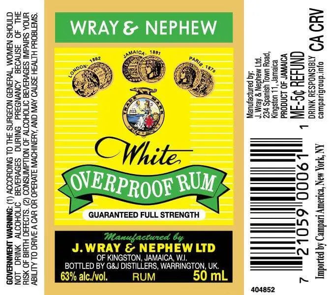 Wray & Nephew White Overproof Rum - Main Street Liquor