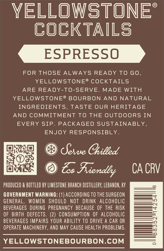 Yellowstone Cocktails Espresso - Main Street Liquor