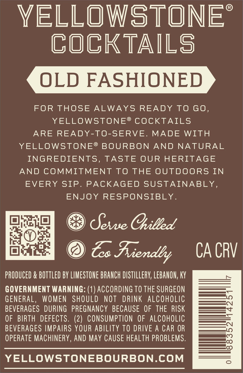 Load image into Gallery viewer, Yellowstone Cocktails Old Fashioned - Main Street Liquor
