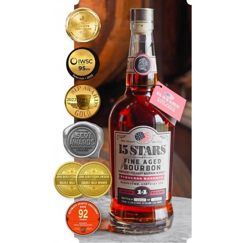 15 Stars 14 Year Old Timeless Reserve Kentucky Straight Bourbon - Main Street Liquor