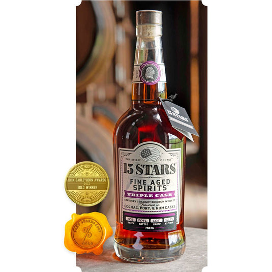 15 Stars Triple Cask Bourbon - Main Street Liquor