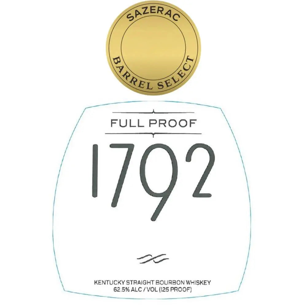 1792 Full Proof Bourbon Sazerac Barrel Select - Main Street Liquor
