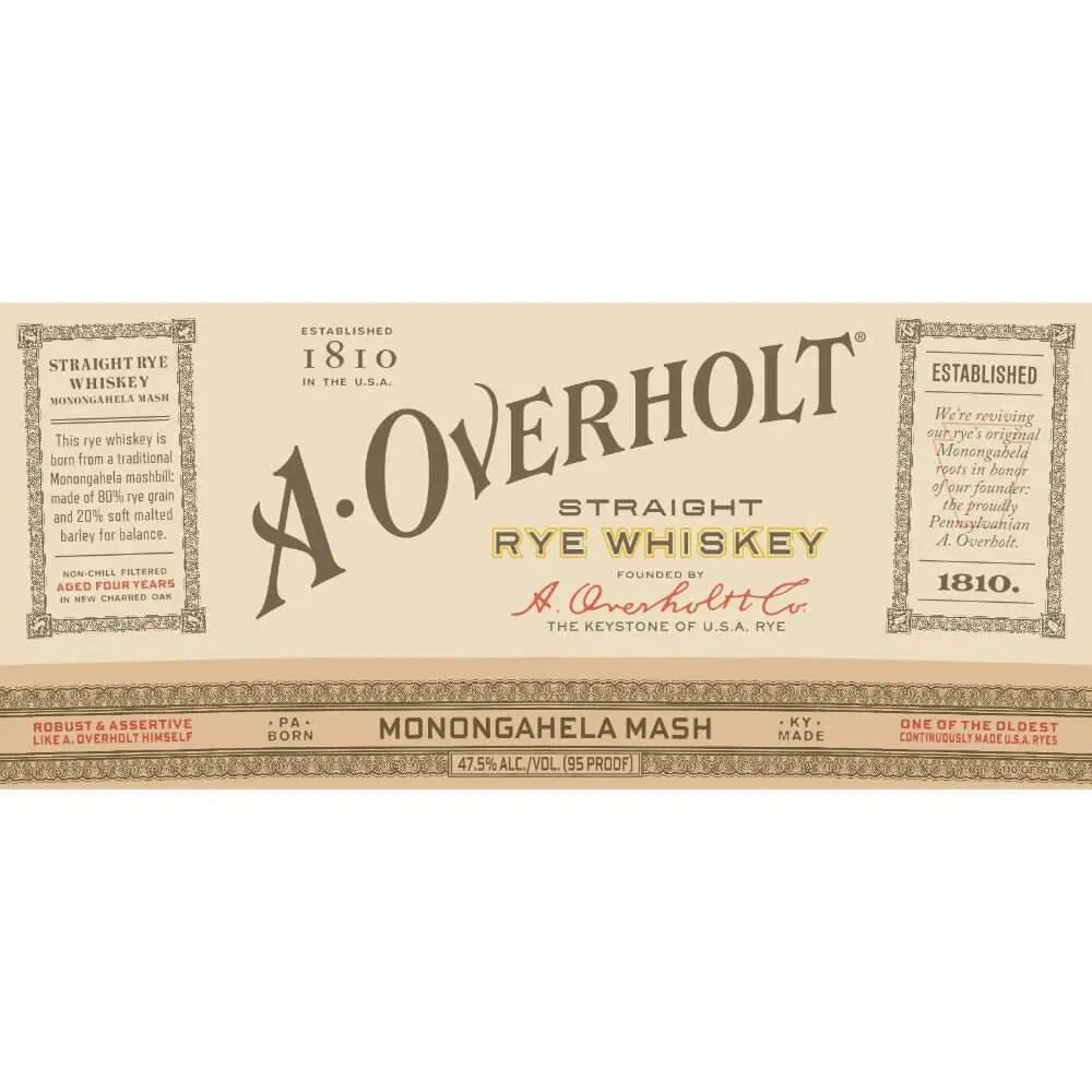 A. Overholt Monongahela Mash Straight Rye - Main Street Liquor