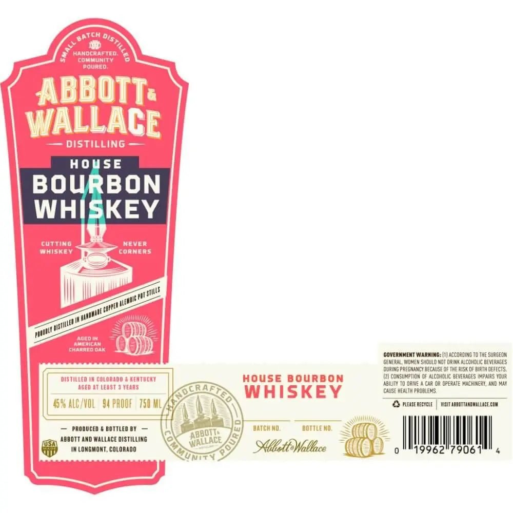 Abbott &amp; Wallace House Bourbon Whiskey - Main Street Liquor