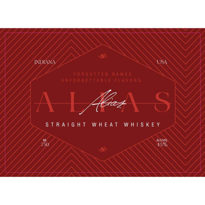 Alias Straight Wheat Whiskey - Main Street Liquor