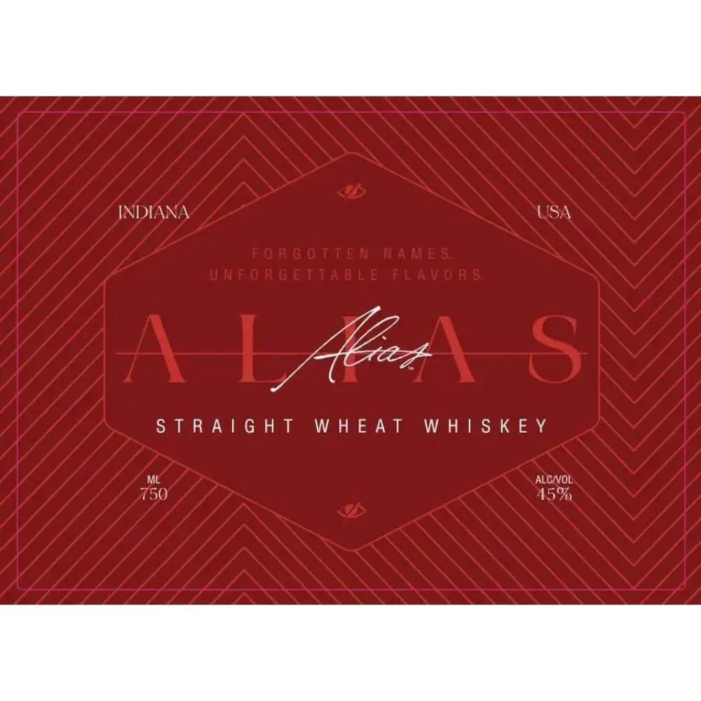 Alias Straight Wheat Whiskey - Main Street Liquor
