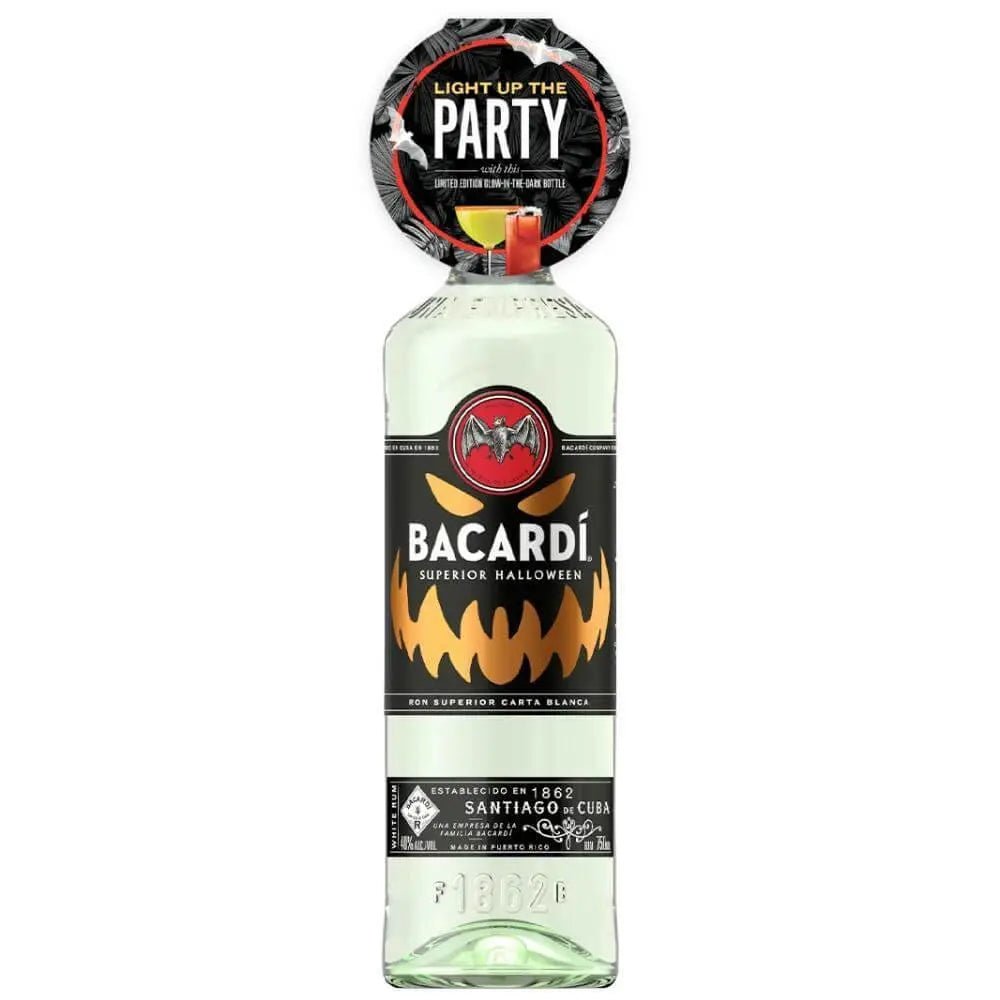 Bacardí Rum Halloween Glow - In - The - Dark Edition - Main Street Liquor