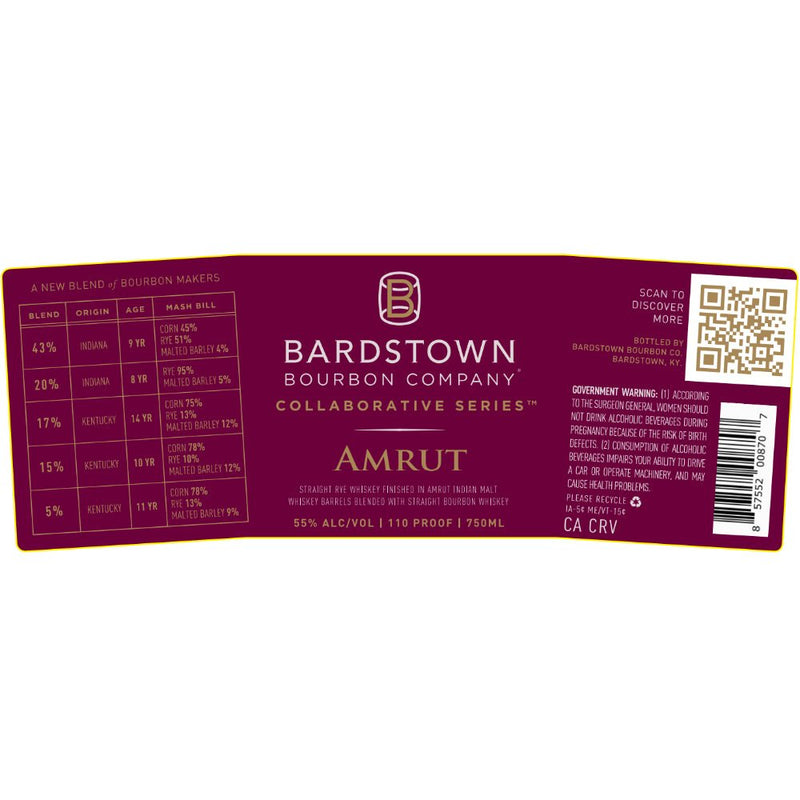 Load image into Gallery viewer, Bardstown Bourbon Collaborative Series Amrut Blended Whiskey - Main Street Liquor
