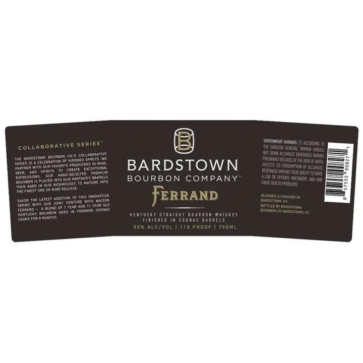 Bardstown Bourbon Collaborative Series Ferrand Cognac Cask Finish - Main Street Liquor