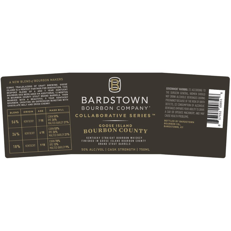 Load image into Gallery viewer, Bardstown Bourbon Collaborative Series Goose Island Bourbon - Main Street Liquor
