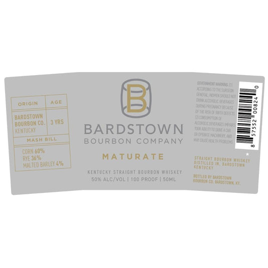 Bardstown Bourbon Company Maturate - Main Street Liquor
