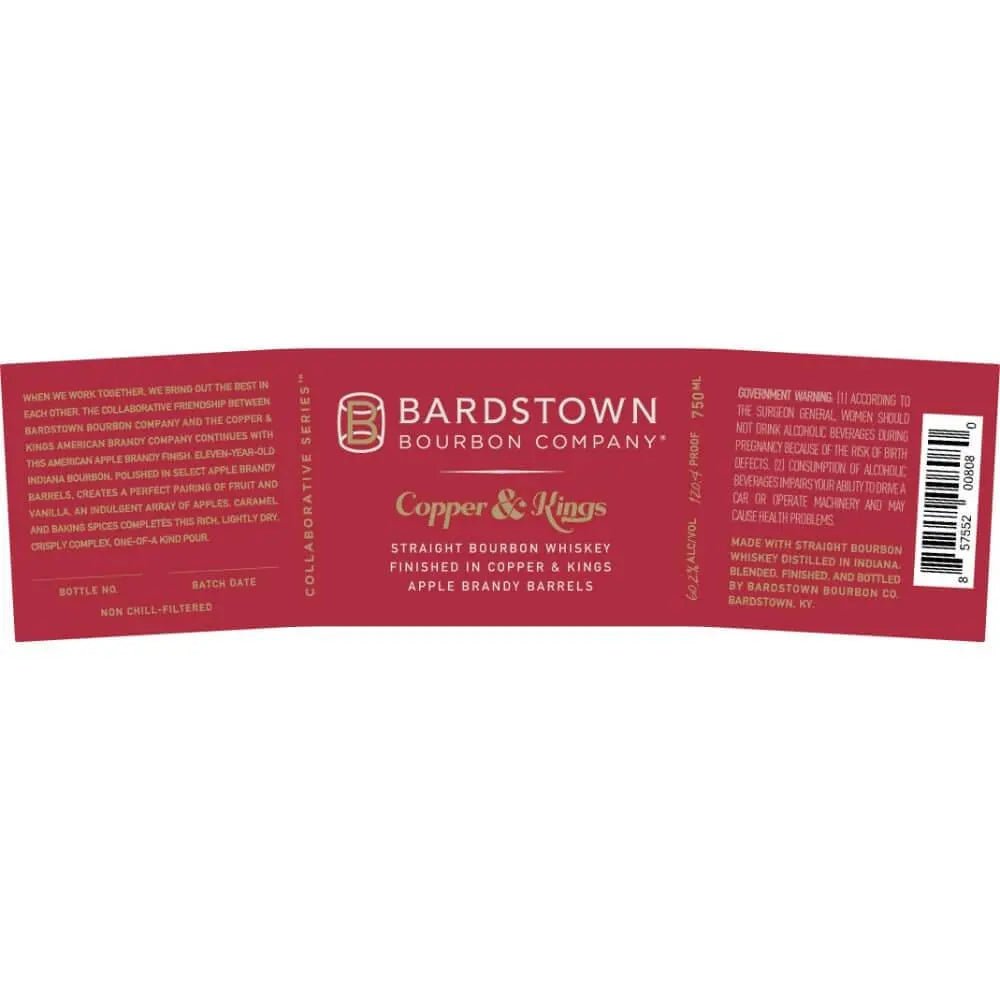 Bardstown Bourbon Copper &amp; Kings Apple Brandy Finish 2 - Main Street Liquor