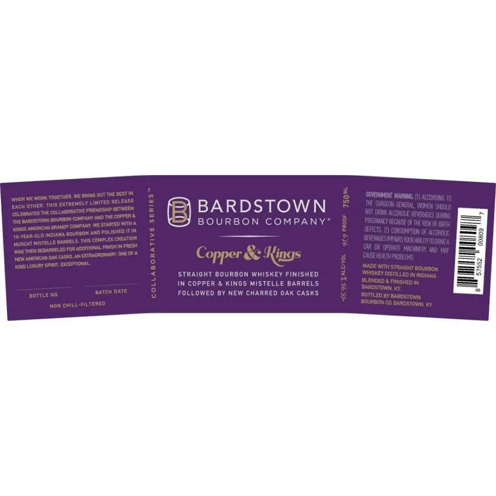Bardstown Bourbon Copper &amp; Kings Double Mistelle Finish 2 - Main Street Liquor