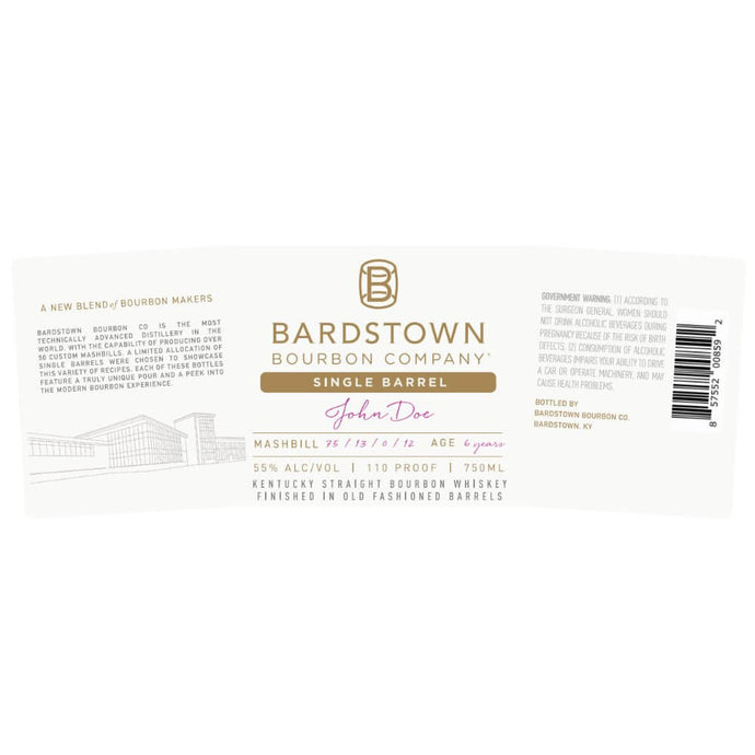 Bardstown Bourbon Finished in Old Fashioned Barrels - Main Street Liquor