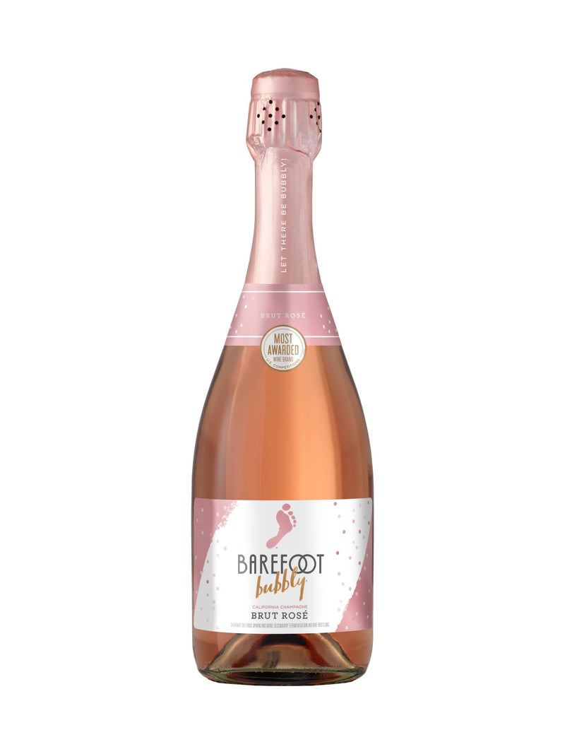 Load image into Gallery viewer, Barefoot Cellars | Bubbly Brut Rosé | 750ml - Main Street Liquor
