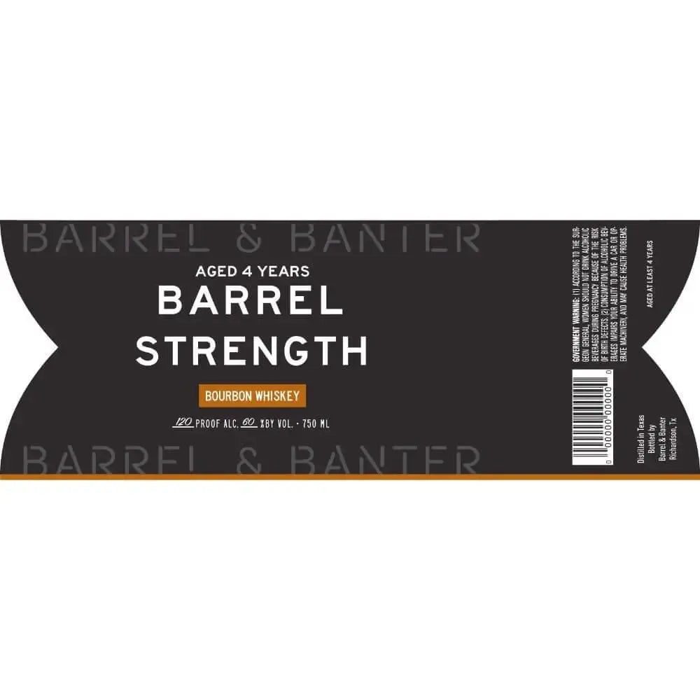 Barrel &amp; Banter 4 Year Old Barrel Strength Bourbon - Main Street Liquor