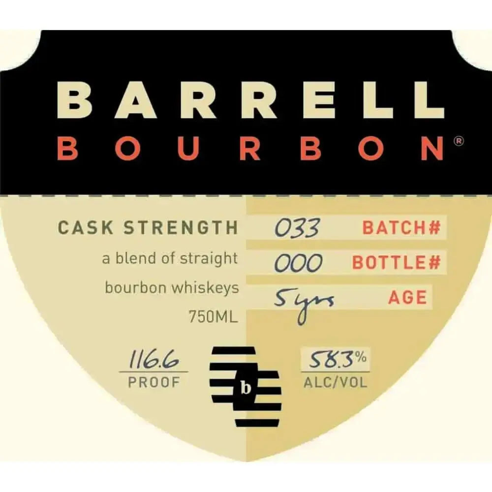 Barrell Bourbon Batch 033 - Main Street Liquor