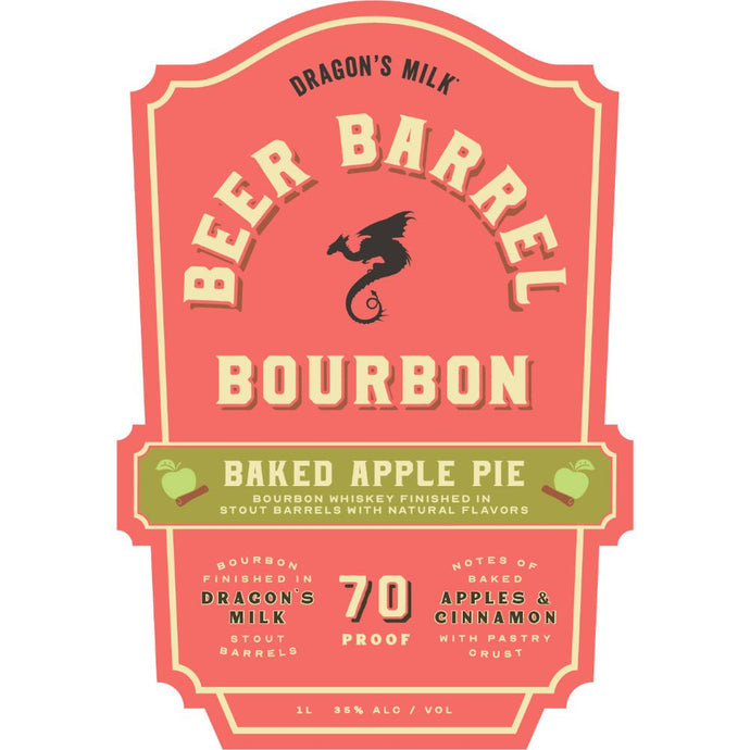 Beer Barrel Bourbon Baked Apple Pie - Main Street Liquor