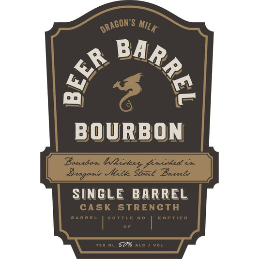 Beer Barrel Bourbon Single Barrel Cask Strength - Main Street Liquor