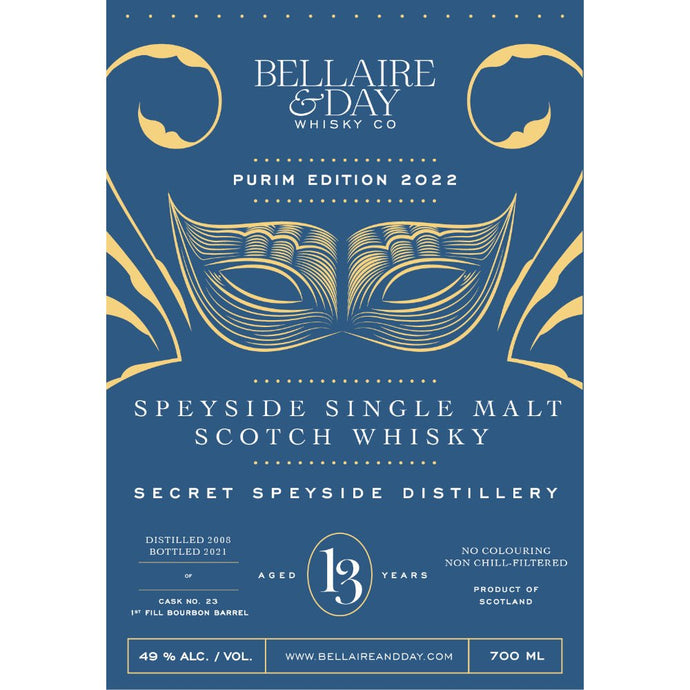 Bellaire & Day Scotch Purim Edition 2022 - Main Street Liquor