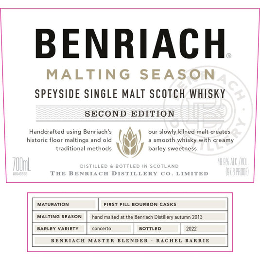 Benriach Malting Season Second Edition - Main Street Liquor