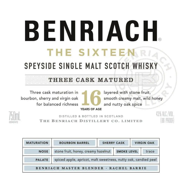 BenRiach The Sixteen - Main Street Liquor