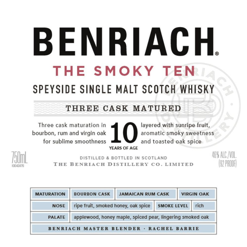 Load image into Gallery viewer, BenRiach The Smoky Ten - Main Street Liquor
