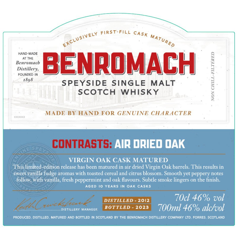 Load image into Gallery viewer, Benromach Contrasts: Air Dried Oak 2023 Release - Main Street Liquor
