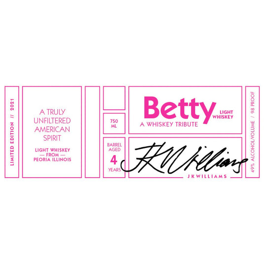 Betty Light Whiskey A Whiskey Tribute - Main Street Liquor