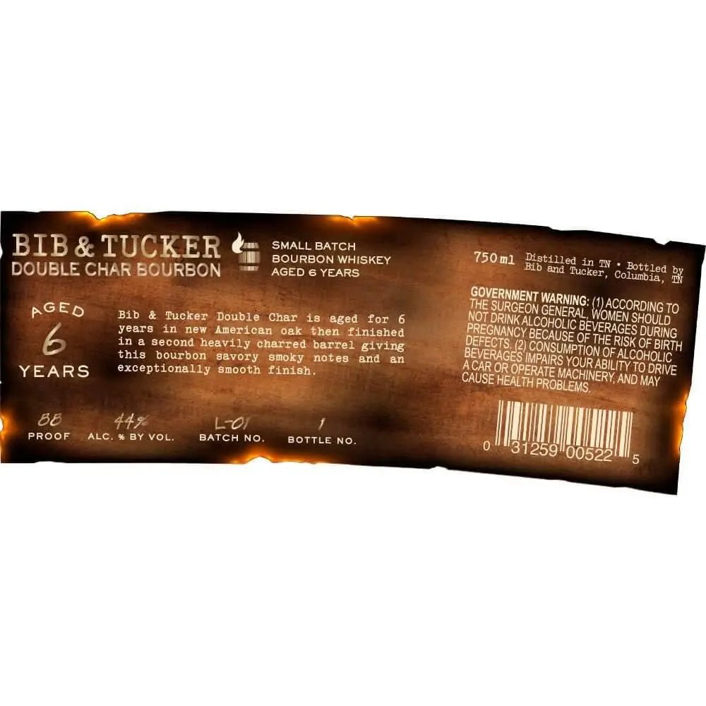Bib &amp; Tucker 6 Year Old Double Char Bourbon - Main Street Liquor
