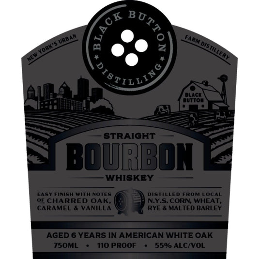 Black Button Straight Bourbon - Main Street Liquor