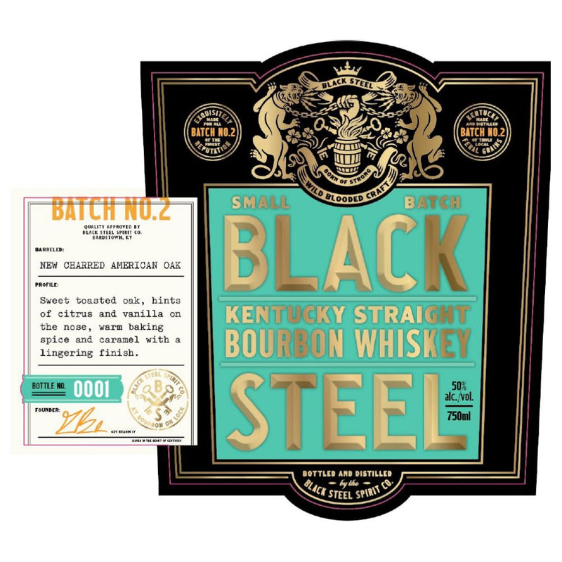 Load image into Gallery viewer, Black Steel Bourbon Batch No. 2 by Dr Disrespect - Main Street Liquor
