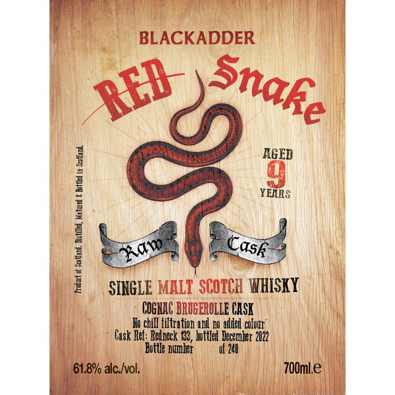 Load image into Gallery viewer, Blackadder Red Snake 133 - Main Street Liquor
