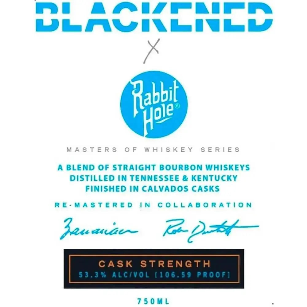 Blackened X Rabbit Hole Cask Strength Bourbon By Metallica - Main Street Liquor