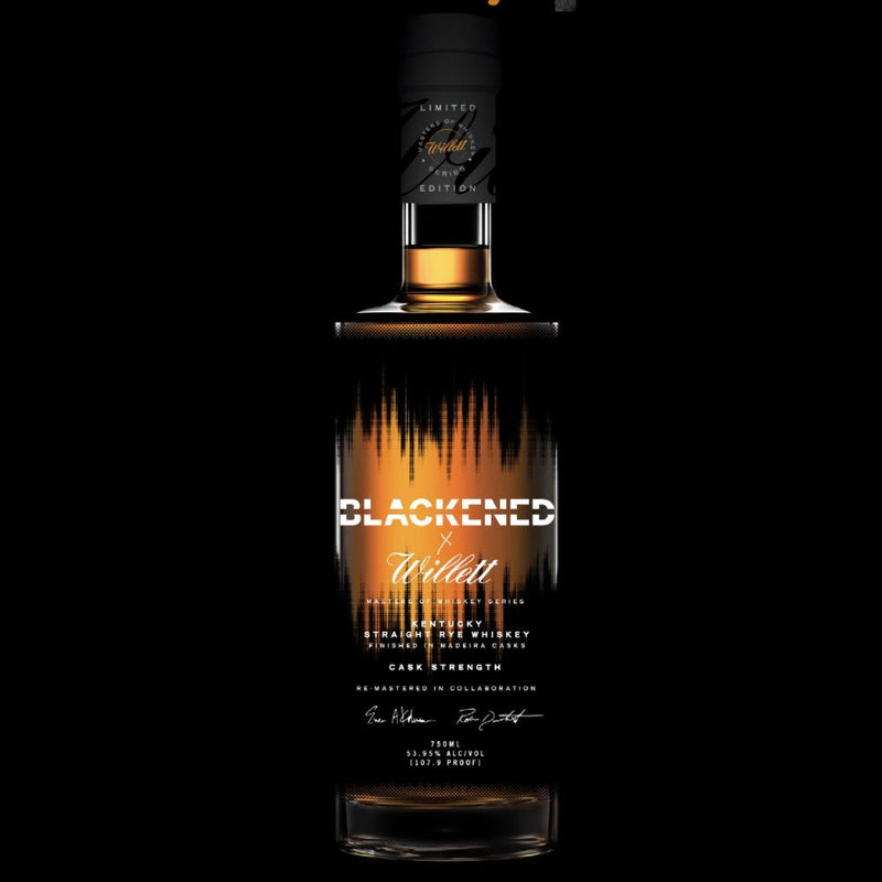 Load image into Gallery viewer, Blackened X Willet Cask Strength Rye Whiskey By Metallica - Main Street Liquor
