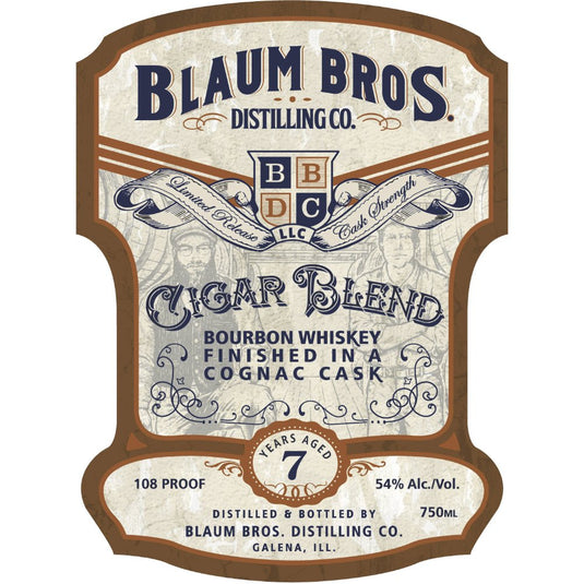 Blaum Bros 7 Year Old Cigar Blend Bourbon Finished in a Cognac Cask - Main Street Liquor
