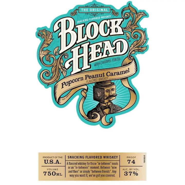 Blockhead Popcorn Peanut Butter Caramel Whiskey - Main Street Liquor