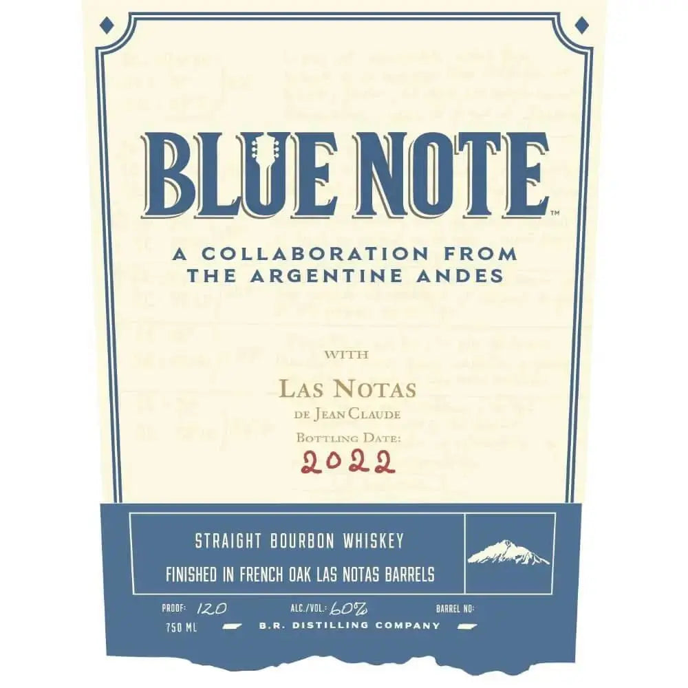 Blue Note Los Notas Straight Bourbon - Main Street Liquor