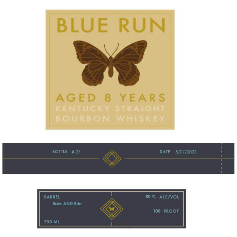 Load image into Gallery viewer, Blue Run 8 Year Old Bark and Bite Straight Bourbon - Main Street Liquor
