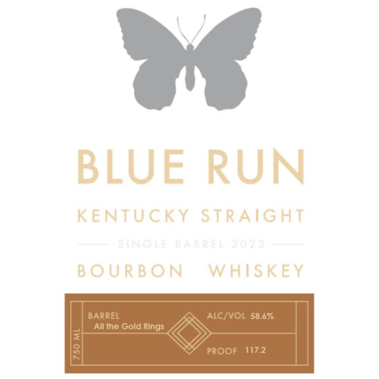 Blue Run 'All The Gold Rings' Single Barrel Bourbon 2023 - Main Street Liquor