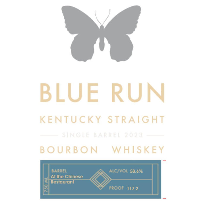 Blue Run ‘At The Chinese Restaurant' Single Barrel Bourbon 2023 - Main Street Liquor