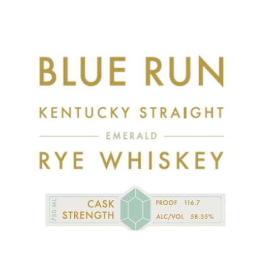 Blue Run Emerald Cask Strength Kentucky Straight Rye Whiskey - Main Street Liquor