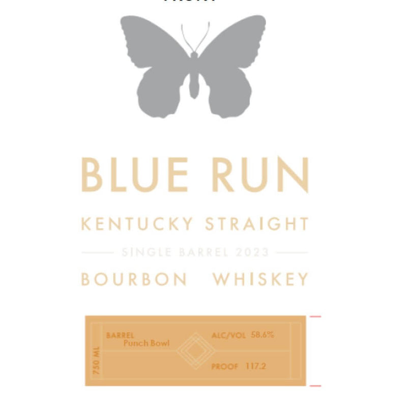 Load image into Gallery viewer, Blue Run &#39;Punch Bowl&#39; Single Barrel Bourbon 2023 - Main Street Liquor
