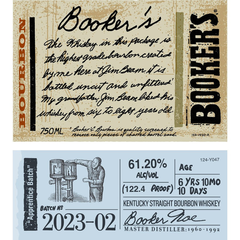 Load image into Gallery viewer, Booker&#39;s Bourbon 2023-02 “Apprentice Batch” - Main Street Liquor
