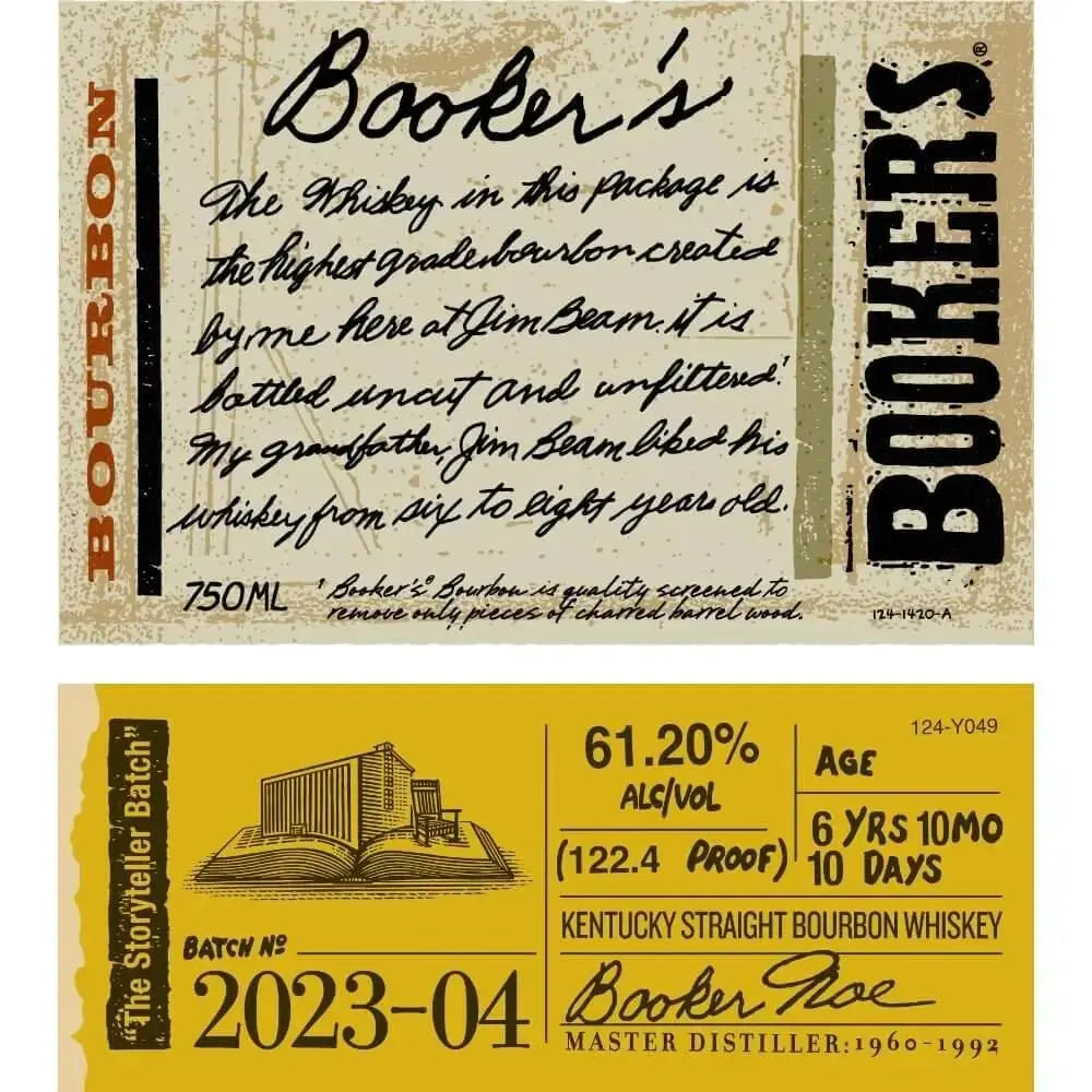 Booker's Bourbon 2023 - 04 “The Storyteller Batch” - Main Street Liquor