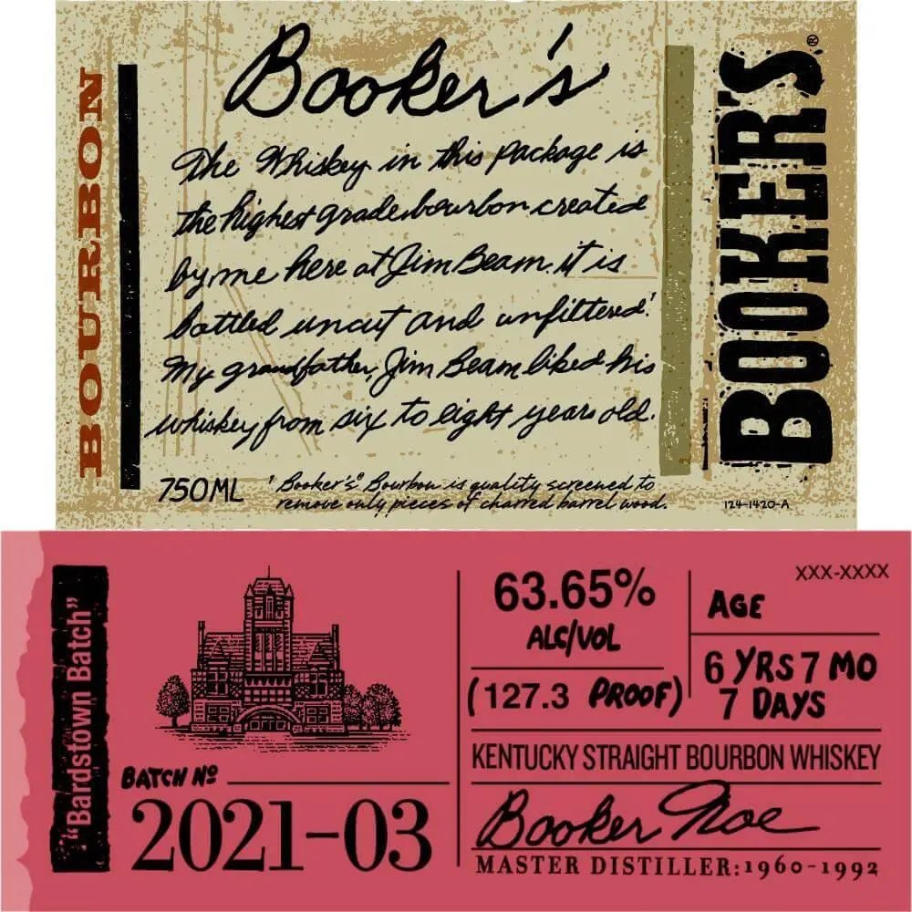 Booker's Bourbon Bardstown Batch 2021 - 03 - Main Street Liquor