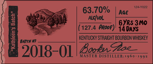 Booker's Bourbon Batch 2018-1 