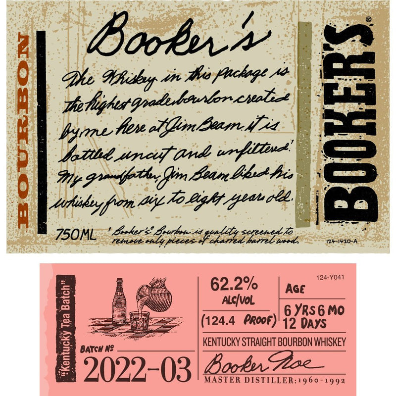 Load image into Gallery viewer, Booker’s “Kentucky Tea Batch” Batch 2022-03 - Main Street Liquor
